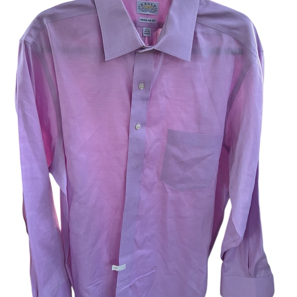 Purple/pink toned Dress Shirt Crisp Cotton Long Sleeve